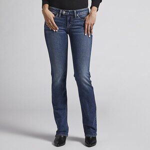 NWT Silver Jeans Co. Tuesday Low  Rise Bootcut Jeans Med Wash Ladies W22/L33